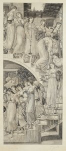 De gouden trappen, naar Sir Edward Coley Burne-Jones door Felix Jasinski