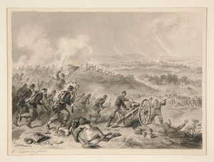 Slag bij Gettysburg door Felix O. C. Darley