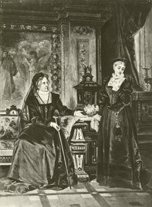 Het Eind Goed, Al Goed. Act I, Scene III door Felix Octavius Carr Darley