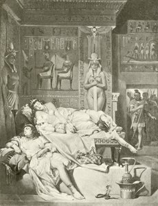 Antonius en Cleopatra. Act-V, Scene II (gravure) door Felix Octavius Carr Darley