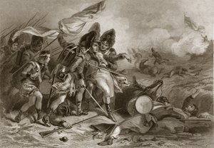 Dood van Pakenham bij de Slag om New Orleans door Felix Octavius Carr Darley