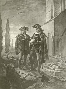 Hamlet. Act V, Scene I door Felix Octavius Carr Darley