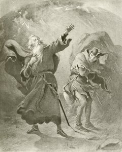 Koning Lear. Act III, Scene II door Felix Octavius Carr Darley