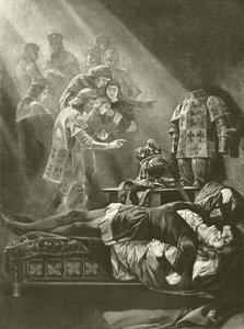 Koning Richard III. Act V, Scene III door Felix Octavius Carr Darley