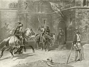 Tweede Deel Koning Hendrik IV. Act I, Scène I door Felix Octavius Carr Darley