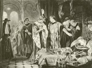 Tweede deel van Henry VI. Act III-Scene II (gravure) door Felix Octavius Carr Darley