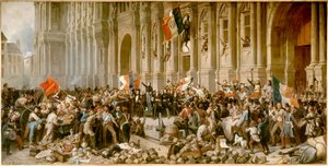 Revolutie van 1848: Alphonse de Lamartine door Felix Philippoteaux