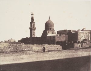 Caïro, Nâcéryeh-moskee door Félix Teynard