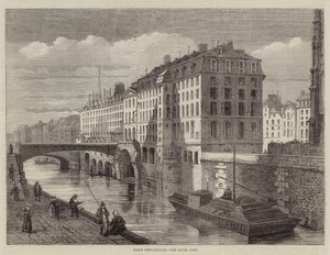 Sloopwerken in Parijs, het Hotel Dieu door Felix Thorigny
