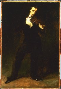 Paganini door Ferdinand Victor Eugene Delacroix