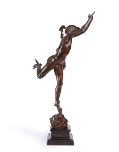 Mercurius door Ferdinand Barbedienne