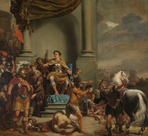 Consul Titus Manlius Torquatus beveelt de onthoofding van zijn zoon