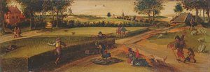 De oogst, 17e eeuw door Ferdinand Bol