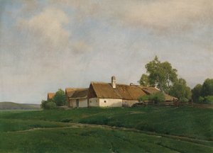 Hof in Waldviertel door Ferdinand Brunner