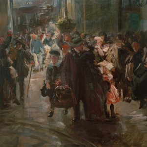 Op het station door Ferdinand Brutt