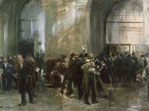 Op de beurs door Ferdinand Brutt