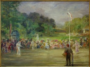 Tennistoernooi in Bad Homburg voor de hoogte door Ferdinand Brutt
