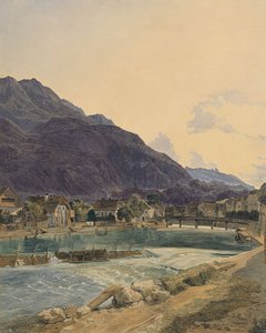 Bad Ischl door Ferdinand Georg Waldmuller