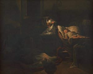 Uitgeputte kracht door Ferdinand Georg Waldmuller