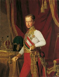 Portret van Keizer Ferdinand I van Oostenrijk 1793-1875, 1839 door Ferdinand Georg Waldmuller