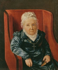 Rosina Wieser in een Leunstoel