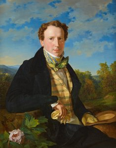 Zelfportret in jonge jaren