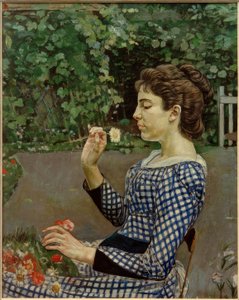 Portret van Hélène Weiglé door Ferdinand Hodler