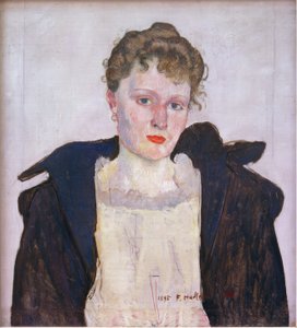 Vrouwenportret door Ferdinand Hodler