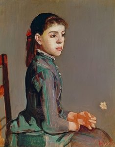 Jong meisje - Louise Duchosal. 1885