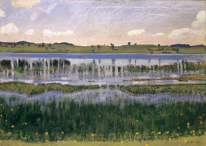 Meer Burgäschi bij Langenthal, ca 1901