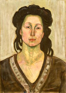 Portret van Jeanne Cerani, 1910 door Ferdinand Hodler