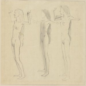 Studie voor Dag (Waarheid) door Ferdinand Hodler