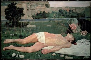 De barmhartige Samaritaan door Ferdinand Hodler