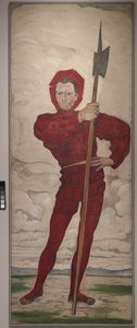 De hellebaardier door Ferdinand Hodler
