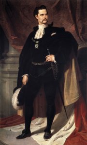 Portret van Lodewijk II van Beieren (Ludwig Otto Friedrich Wilhelm von Wittelsbach)