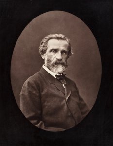Giuseppe Verdi Italiaanse componist, 1813-1901, c. 1872 door Ferdinand J. Mulnier