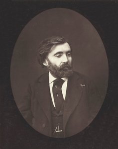 Henri, vicomte de Bornier, c. 1876 door Ferdinand J. Mulnier