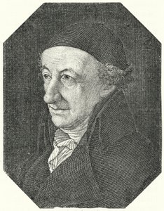 Portret van de Duitse dichter Christoph Martin Wieland op oudere leeftijd door Ferdinand Jagemann