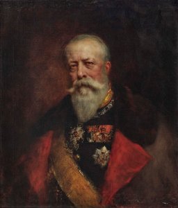 Portret van groothertog Frederik I van Baden 1826-1907 door Ferdinand Keller