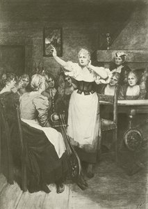 De Vliegende Hollander, Act II scène i door Ferdinand Leeke