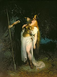 Wotan neemt afscheid van Brunhilde, 1908