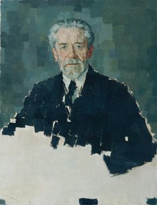 Professor Friedrich Becke door Ferdinand Matthias Zerlacher