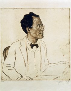 Portret van de Oostenrijkse componist en dirigent Gustav Mahler