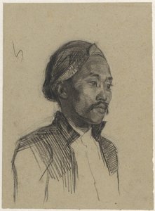 Studie van een Javaan door Ferdinand Oldewelt