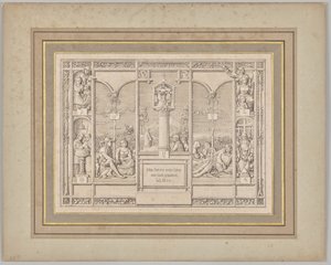 Sluitsteen. Johannes XX, 29 door Ferdinand Olivier