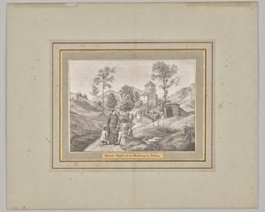 Woensdag. Voetpad op de Mönchsberg bij Salzburg door Ferdinand Olivier
