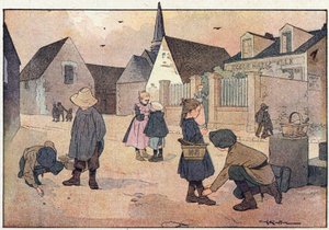 Uit school, in Imagier de l