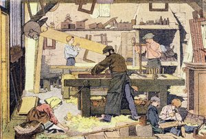 De timmerman, in Imagier de l