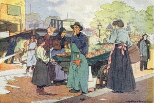 De vier-seizoenen koopman, in Imagier de l