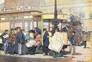 De tram, in Imagier de l